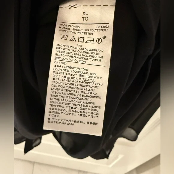 NWT Banana Republic Elegant Black Sheer Dress with stretch slip/dress underneath - Picture 8 of 10